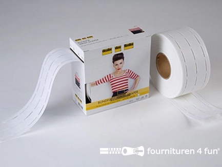 Vlieseline Bundfix - 30mm - wit - 1 meter