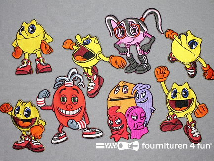 Pacman applicaties set 8 stuks