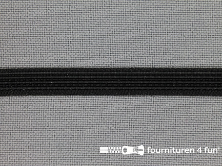 Baleinenband 6mm rigi zwart
