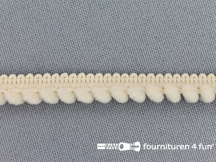 Bolletjesband - 10mm - beige