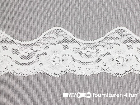 Elastisch kant 50mm wit