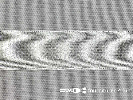Lurex lint - zilver - 25mm 