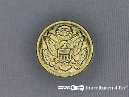 Gouden knoop 18mm wapen