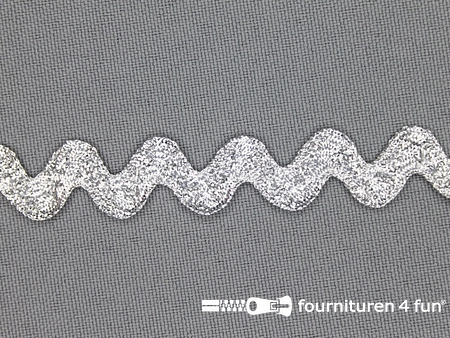 Zigzag band 11mm zilver