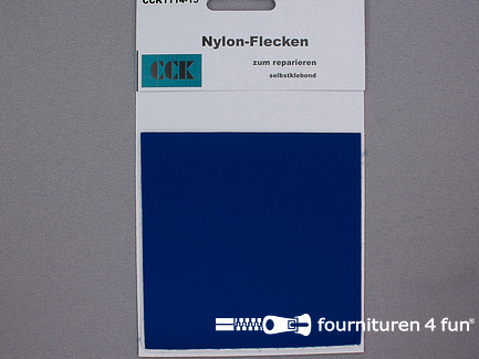 Zelfklevend nylon reparatiedoek - 10x20cm - konings blauw