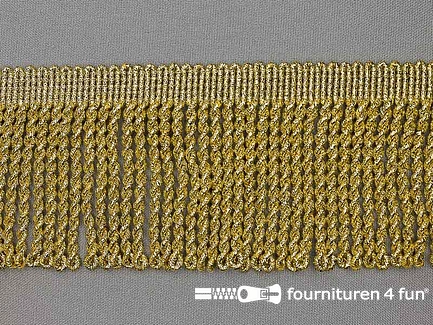Goud franje grof 70mm