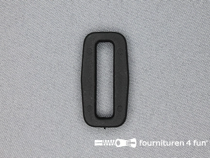 Schuifpassant - 30mm - zwart - kunststof