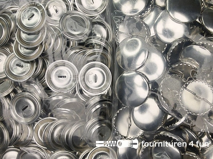  100 stuks stofknopen - 23mm - zonder gereedschap