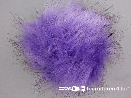 Bont pompon 12cm lila paars