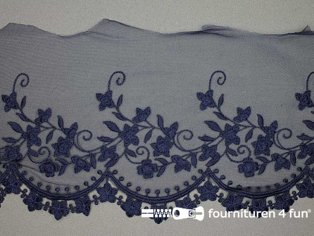 Synthetisch kant 125mm donkerblauw