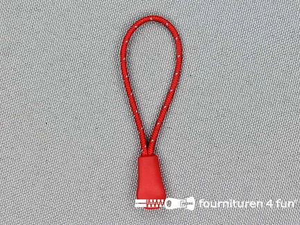 Rits koord - rits touwtje - rits verlenger - rood