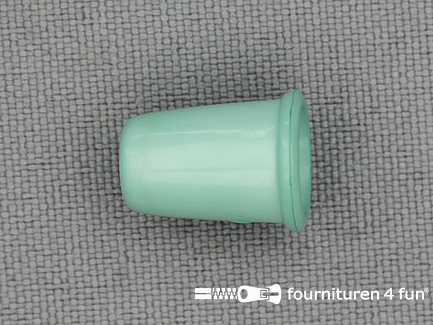 Koorduiteinde - kunststof - 10x14mm - mint groen