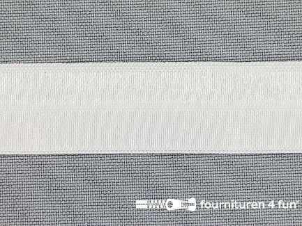 Elastische biasband - 20mm - wit