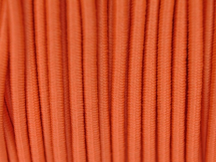 Rol 100 meter elastisch koord 2,5mm oranje