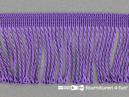 Nylon franje - 60mm - paars
