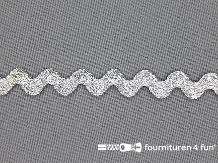Zigzag band 10mm zilver