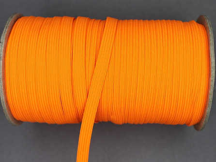5 Meter elastiek 6mm neon oranje