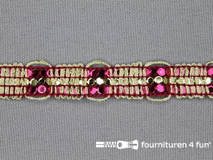 Party band 12mm bordeaux rood
