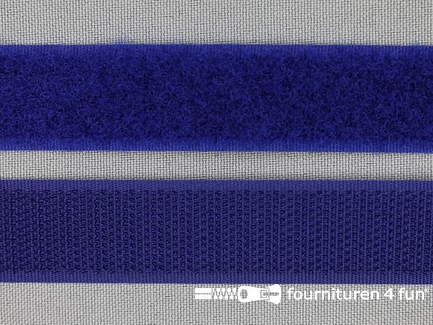 Klittenband - 20mm - konings blauw