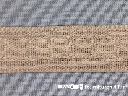Plooiband - 25mm - beige