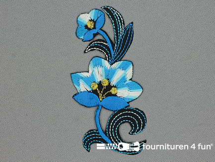 RESTANT Bloem applicatie 100x47mm aqua blauw