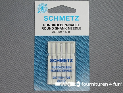 Schmetz naalden - rondkolf - 80