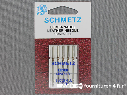Schmetz machinenaalden - leder - 120