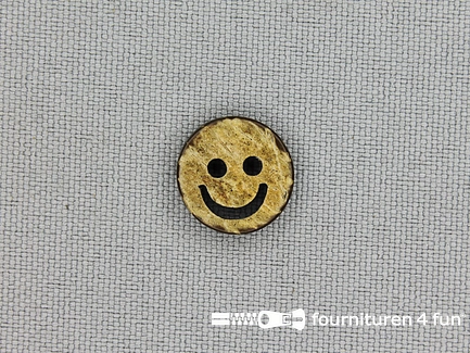 Kokos knoop 12mm smiley