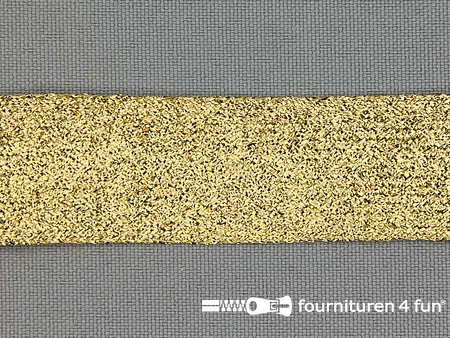 Goud band - lurex - 24mm