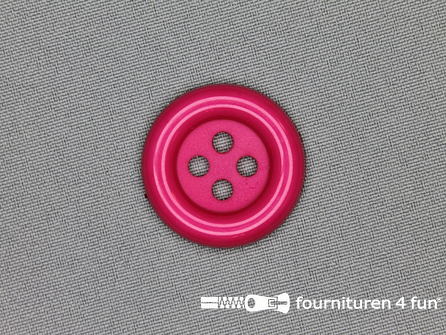 Clown knoop 30mm fuchsia 