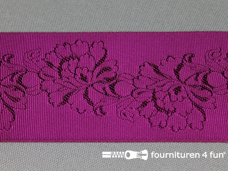 Floral lint 48mm cyclaam