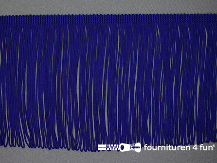 Kaart 10 meter charleston franje 150mm konings blauw