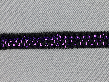 Bling bling band 16mm paars