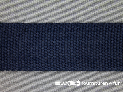 Rol 22 meter koppelriem band 32mm marine blauw