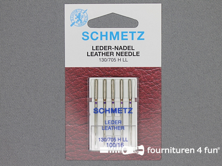 Schmetz machinenaalden - leder - 100