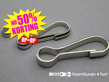 Pakket van 100 aluminium legering karabijnhaaken, mini sleutelhanger karabijnhaak, kleine karabijnhaak, voor kamperen, wandelen, vissen