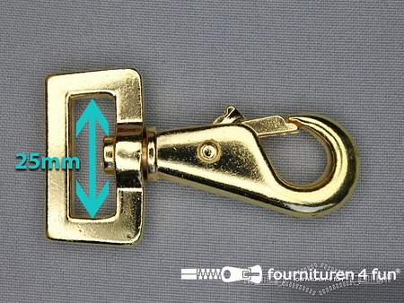 Musketon 25mm goud