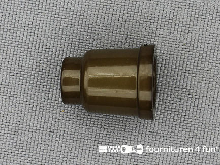 Koorduiteinde - kunststof - 12x15mm - olijf bruin