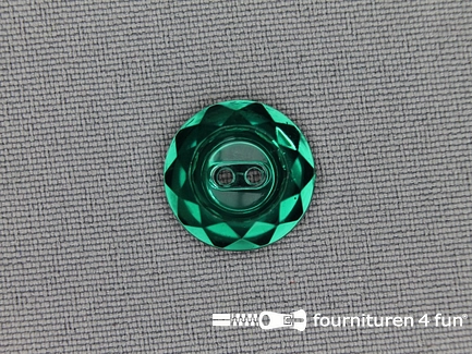Strass knoop 15mm groen