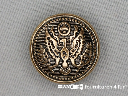 Gouden knoop 24mm adelaar