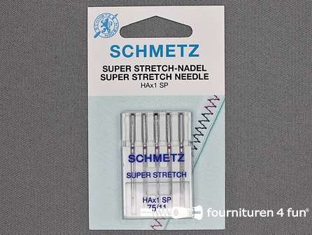 Schmetz machinenaalden - super stretch - 75