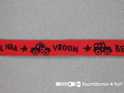 Deco lint auto 10mm rood
