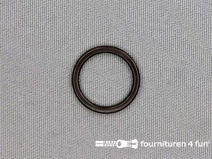 Kunststof BH-ring 15mm heel donker bruin per 100 stuks