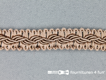 Viscose galon 12mm cacao bruin