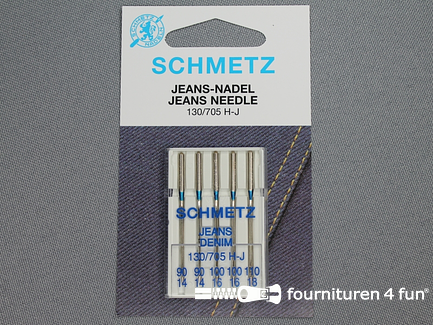 Schmetz machinenaalden - jeans - 90-100-110