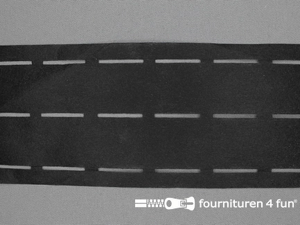 Stansband / Plak-en-vouw-om / Perfoband - 30mm - zwart