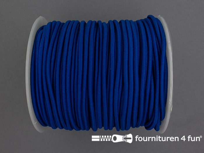 Portiek Schrijft een rapport Gaan Rol 50 meter budget elastisch koord 2,7mm kobalt blauw kopen?  Fournituren4fun®