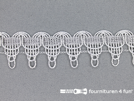 COUPON 6,6 meter (5 stukken, 1,8 + 1 + 1,4 + 0,9 + 1,5 meter) Zilver band 25mm