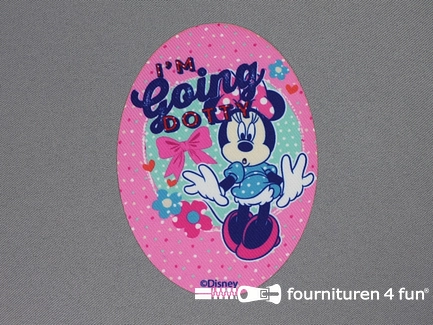 Mickey Mouse applicatie 80x110mm Minnie Mouse