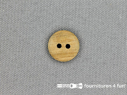 Houten knoop 12mm - hout